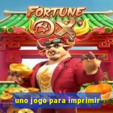 uno jogo para imprimir